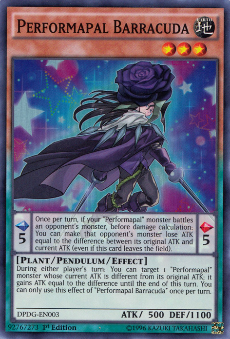 Performapal Barracuda [DPDG-EN003] Super Rare | Odin's Place