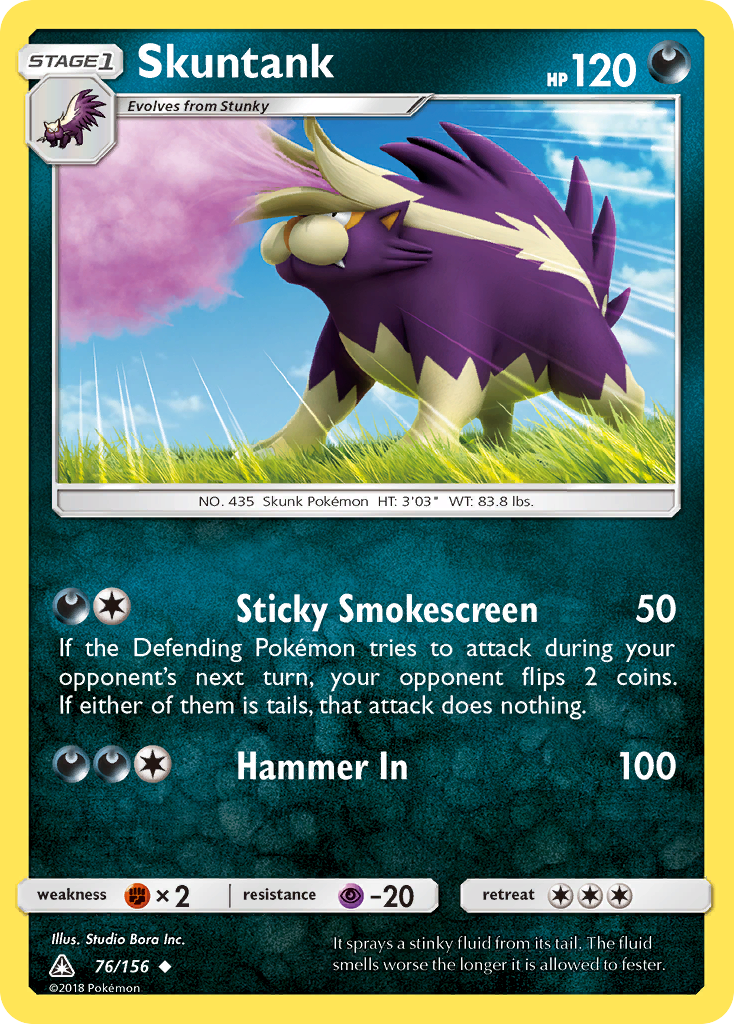 Skuntank (76/156) [Sun & Moon: Ultra Prism] | Odin's Place