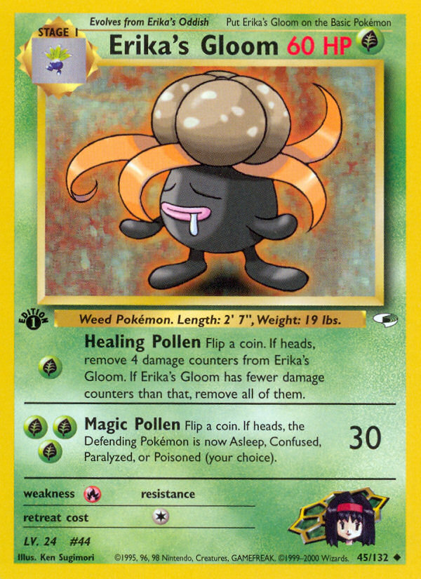 Erika's Gloom (45/132) [Gym Heroes 1st Edition] | Odin's Place