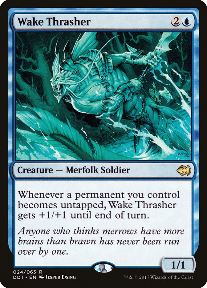Wake Thrasher (24) [Duel Decks: Merfolk vs. Goblins] | Odin's Place