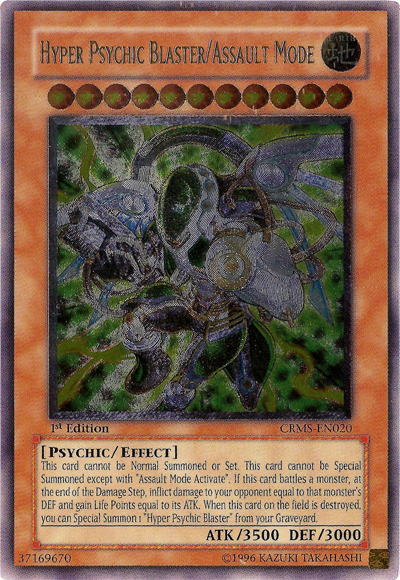 Hyper Psychic Blaster/Assault Mode [CRMS-EN020] Ultimate Rare | Odin's Place