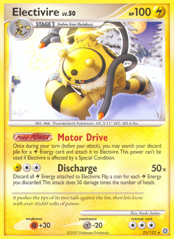 Electivire (25/132) [Diamond & Pearl: Secret Wonders] | Odin's Place