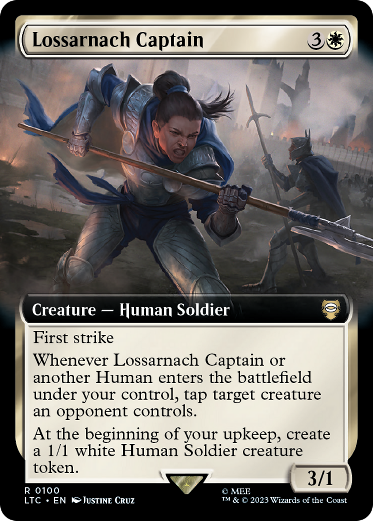 Lossarnach Captain (Extended Art) [The Lord of the Rings: Tales of Middle-Earth Commander] | Odin's Place