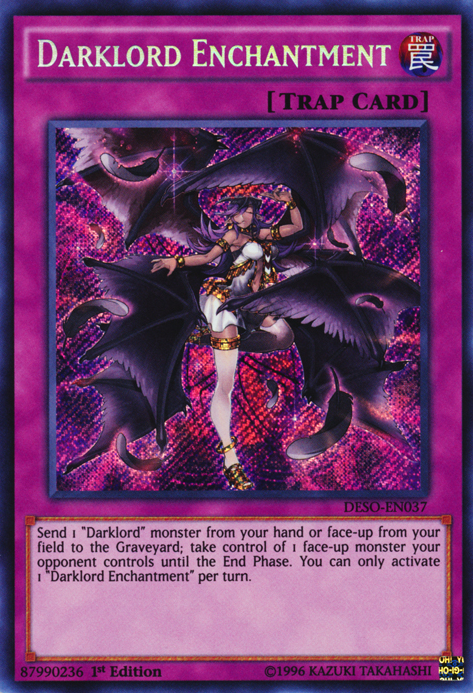 Darklord Enchantment [DESO-EN037] Secret Rare | Odin's Place
