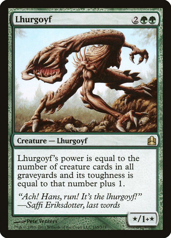 Lhurgoyf (165) [Commander 2011] | Odin's Place