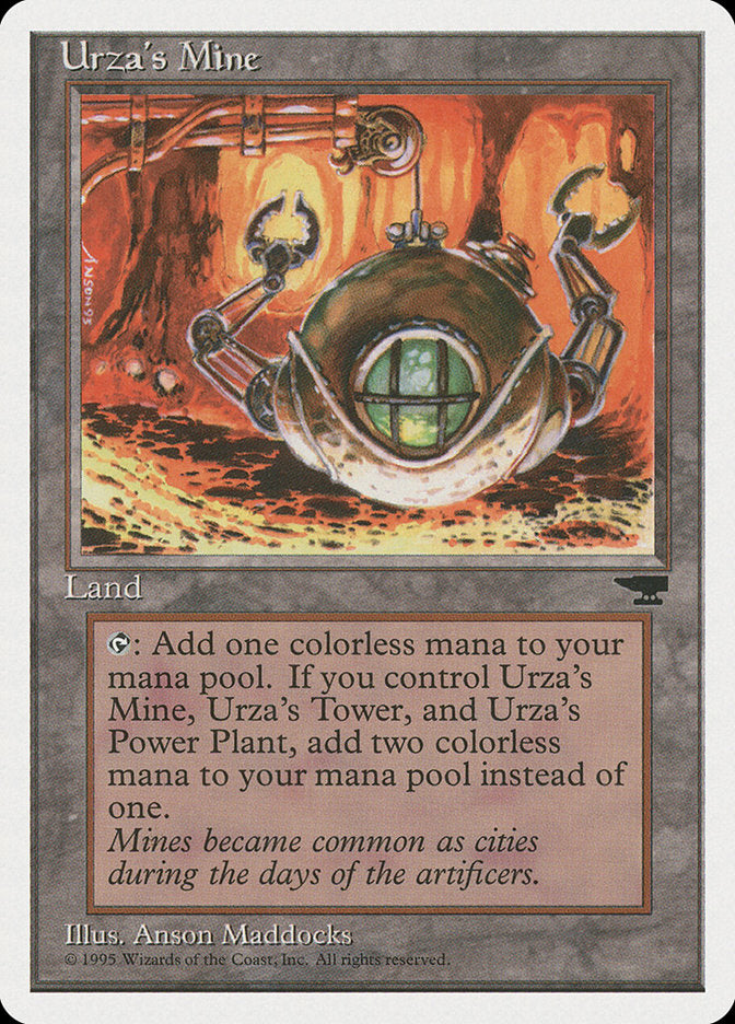 Urza's Mine (Orange Background) [Chronicles] | Odin's Place