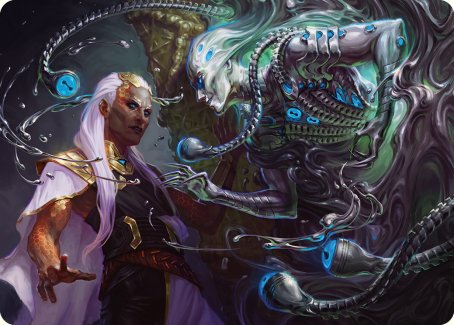 Mirage Mockery Art Card [Phyrexia: All Will Be One Art Series] | Odin's Place
