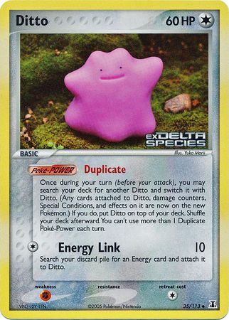 Ditto (35/113) (Stamped) [EX: Delta Species] | Odin's Place