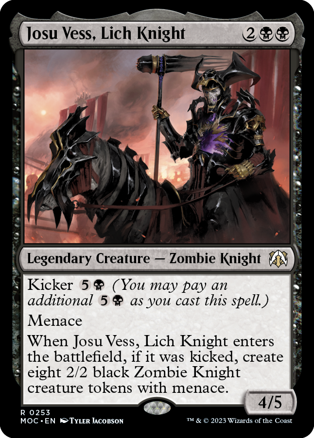 Josu Vess, Lich Knight [March of the Machine Commander] | Odin's Place