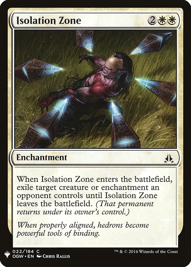 Isolation Zone [Mystery Booster] | Odin's Place