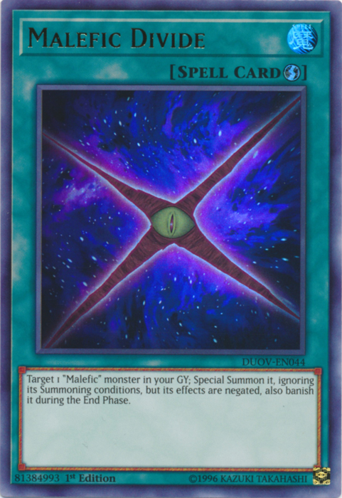 Malefic Divide [DUOV-EN044] Ultra Rare | Odin's Place
