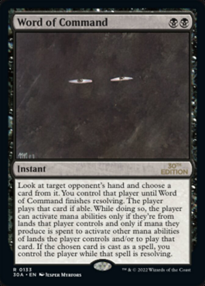 Word of Command [30th Anniversary Edition] | Odin's Place