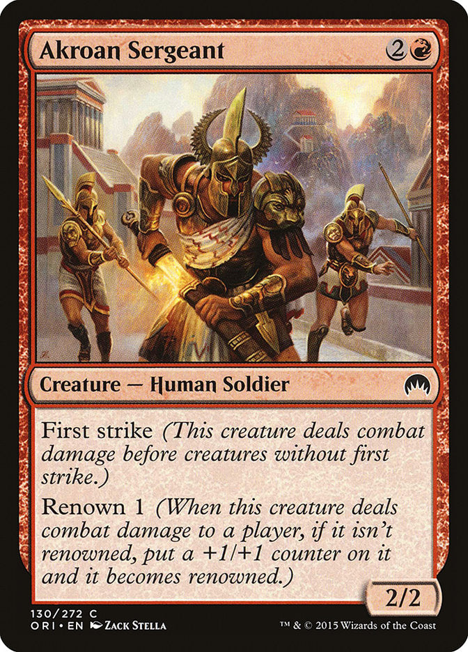 Akroan Sergeant (130) [Magic Origins] | Odin's Place