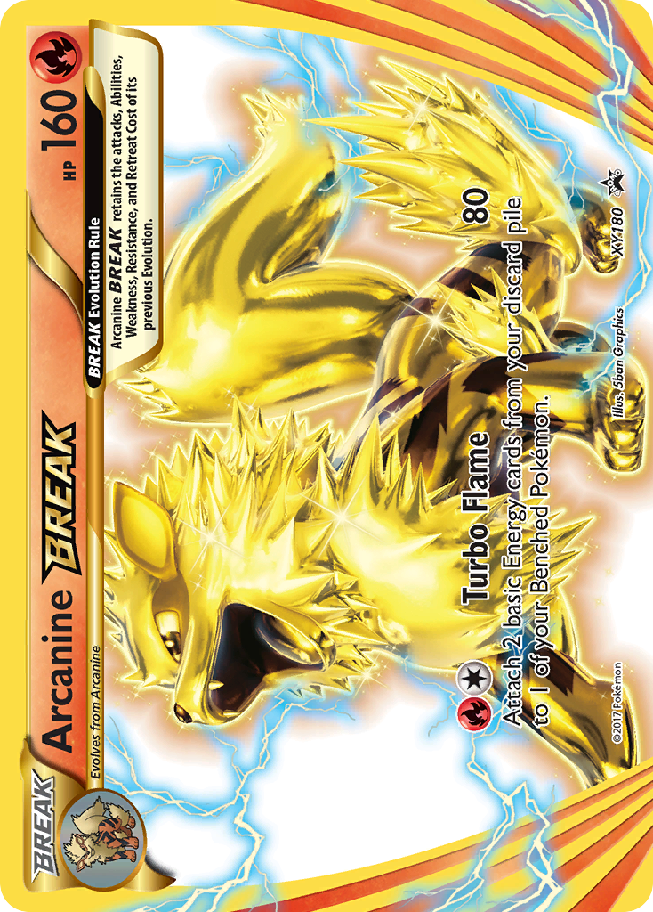 Arcanine BREAK (XY180) [XY: Black Star Promos] | Odin's Place