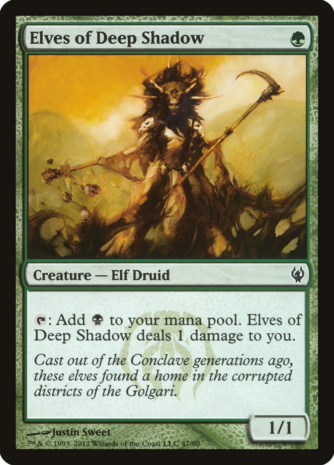 Elves of Deep Shadow (47) [Duel Decks: Izzet vs. Golgari] | Odin's Place