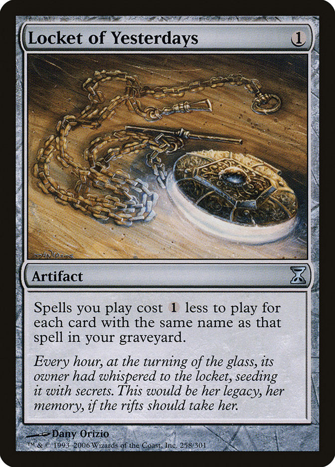 Locket of Yesterdays (258) [Time Spiral] | Odin's Place