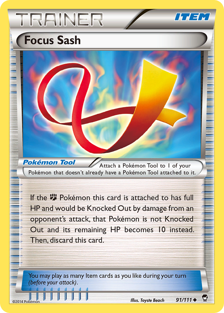 Focus Sash (91/111) [XY: Furious Fists] | Odin's Place