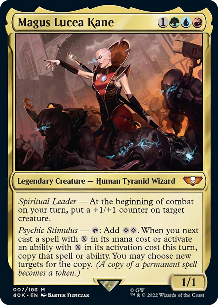 Magus Lucea Kane (Surge Foil) [Warhammer 40,000] | Odin's Place