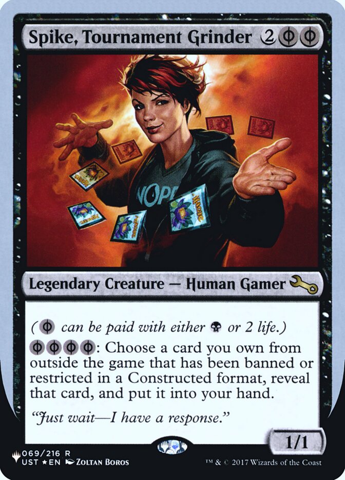Spike, Tournament Grinder (Unfinity Foil Edition) [The List] | Odin's Place