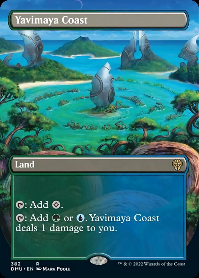 Yavimaya Coast (Borderless Alternate Art) [Dominaria United] | Odin's Place