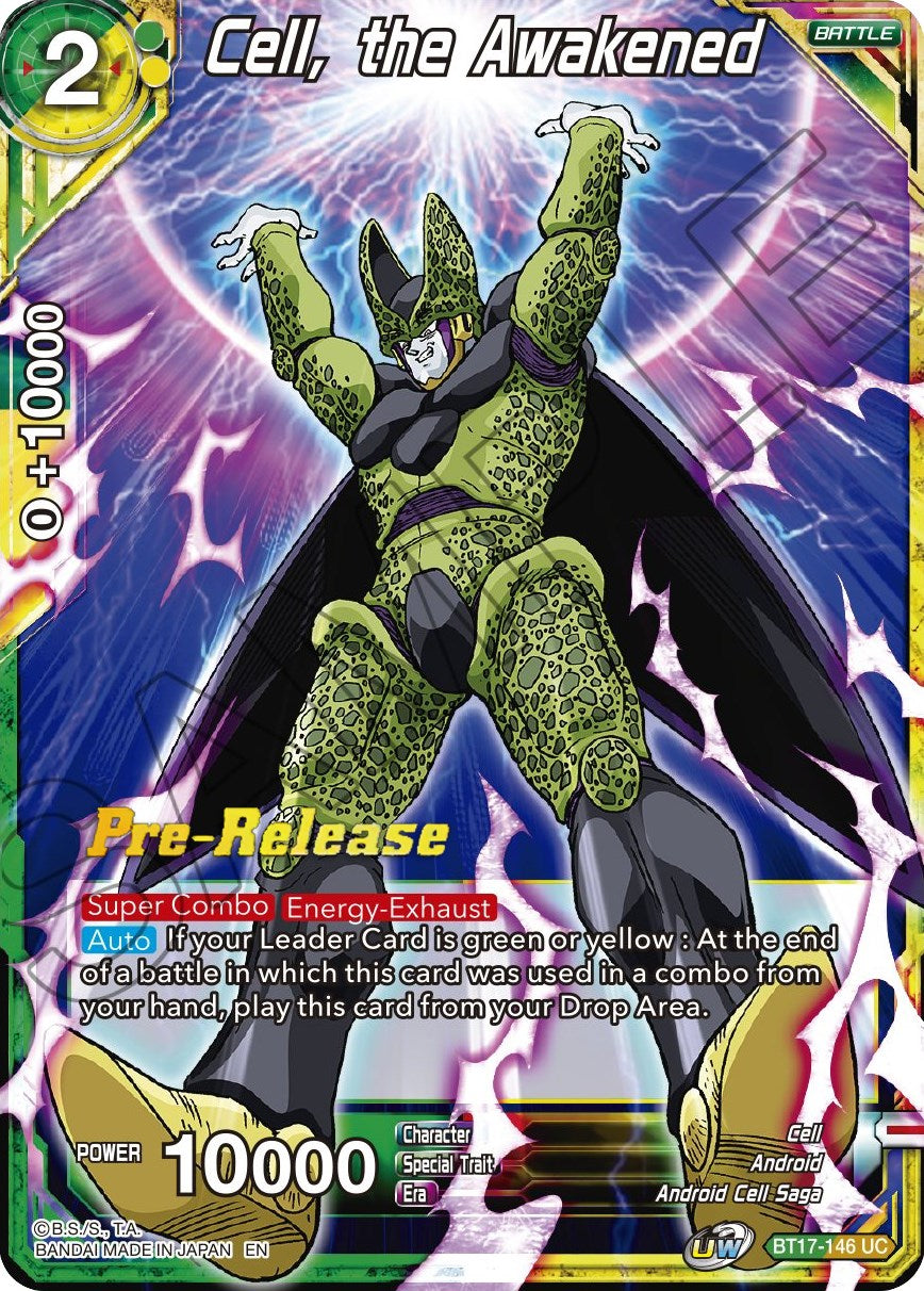 Cell, the Awakened (BT17-146) [Ultimate Squad Prerelease Promos] | Odin's Place
