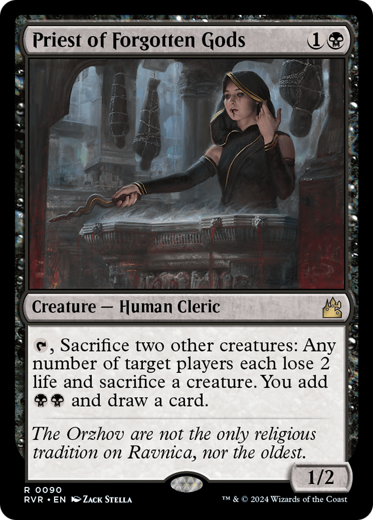 Priest of Forgotten Gods [Ravnica Remastered] | Odin's Place