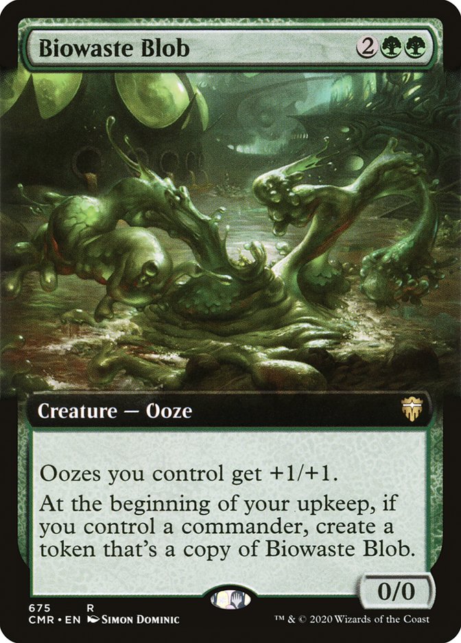 Biowaste Blob (Extended Art) [Commander Legends] | Odin's Place