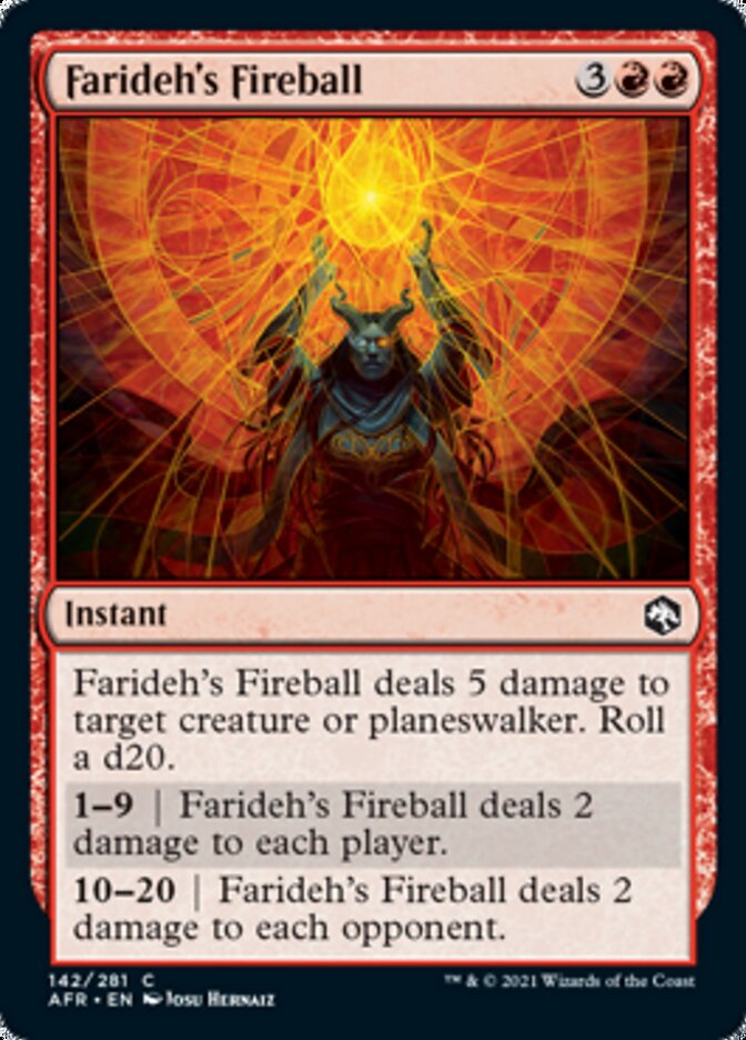 Farideh's Fireball [Dungeons & Dragons: Adventures in the Forgotten Realms] | Odin's Place