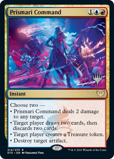 Prismari Command (Promo Pack) [Strixhaven: School of Mages Promos] | Odin's Place
