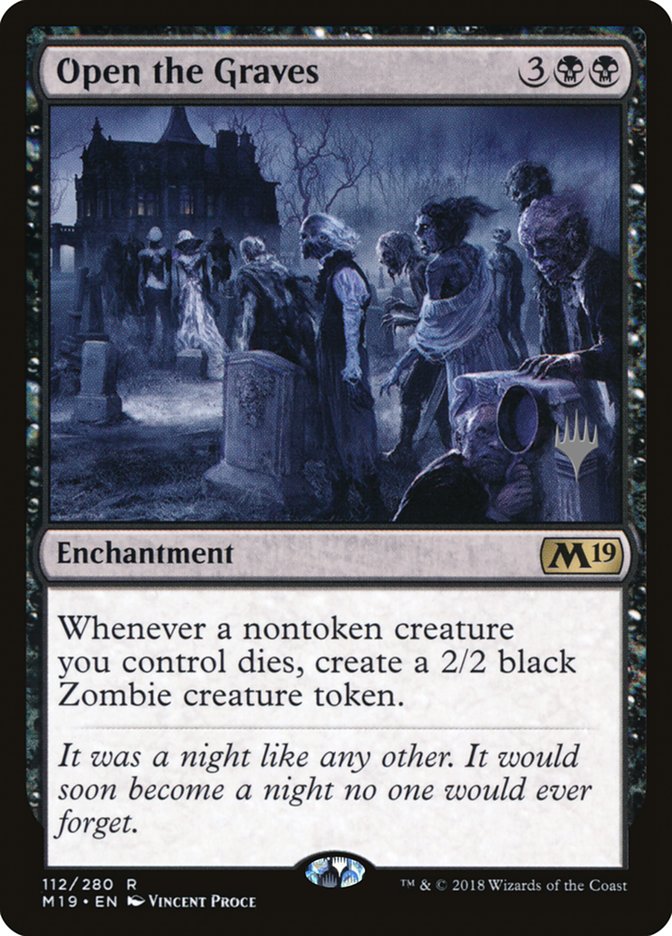 Open the Graves (Promo Pack) [Core Set 2019 Promos] | Odin's Place