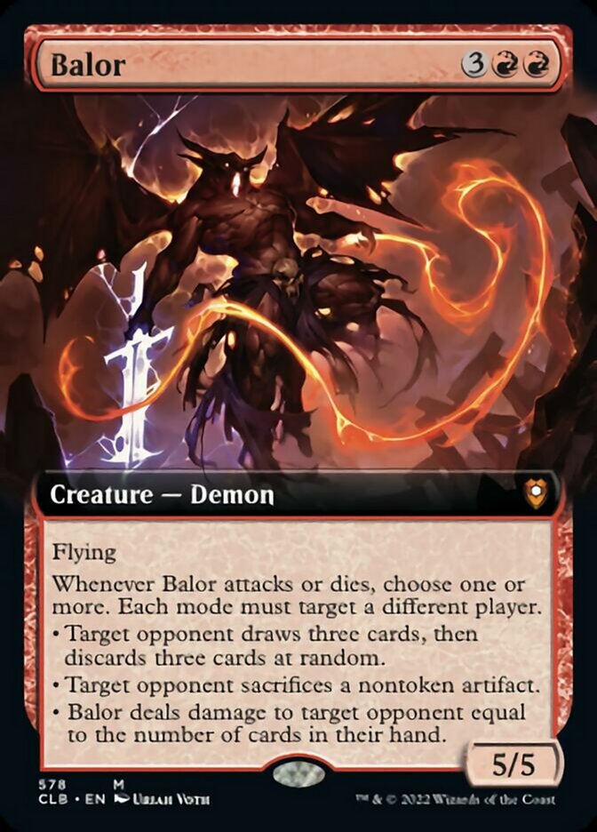 Balor (Extended Art) [Commander Legends: Battle for Baldur's Gate] | Odin's Place
