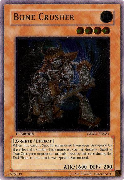 Bone Crusher [CRMS-EN083] Ultimate Rare | Odin's Place