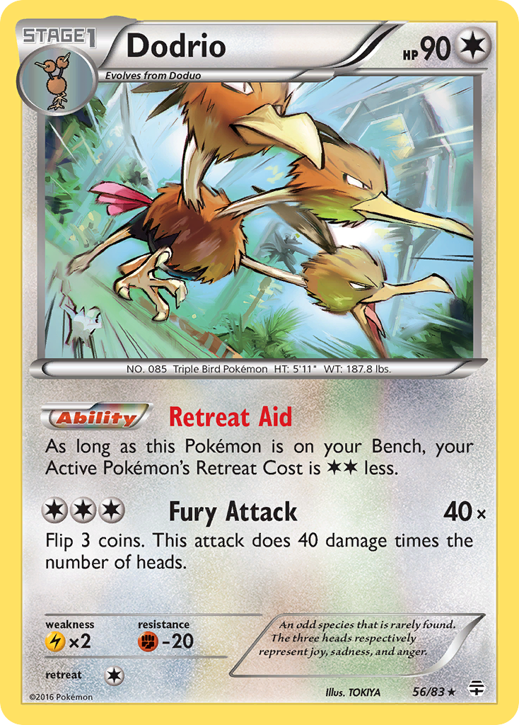Dodrio (56/83) [XY: Generations] | Odin's Place