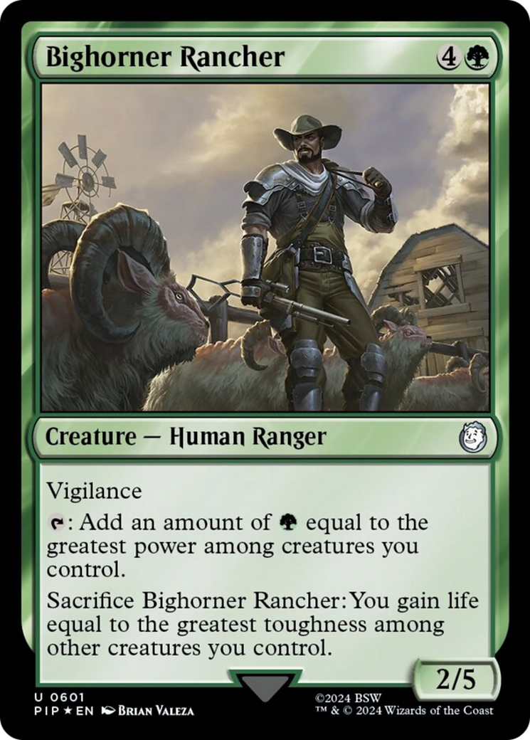 Bighorner Rancher (Surge Foil) [Fallout] | Odin's Place