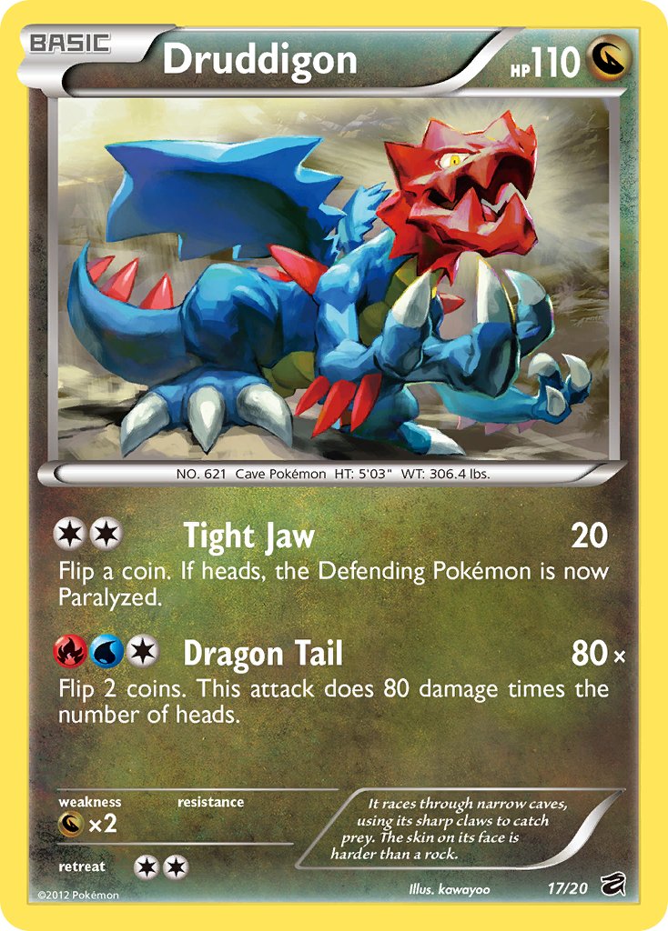 Druddigon (17/20) (Blister Exclusive) [Black & White: Dragon Vault] | Odin's Place