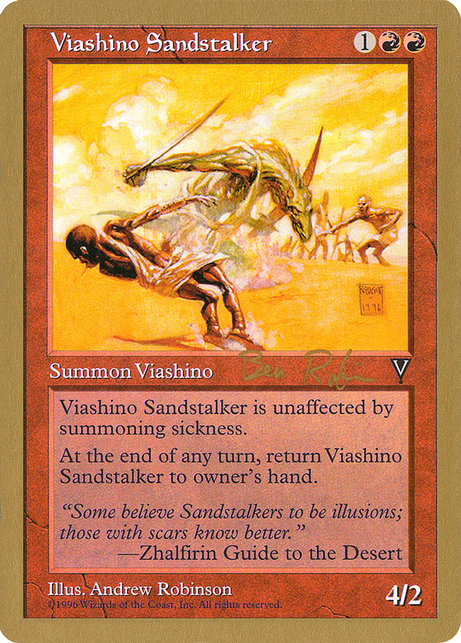Viashino Sandstalker (Ben Rubin) [World Championship Decks 1998] | Odin's Place