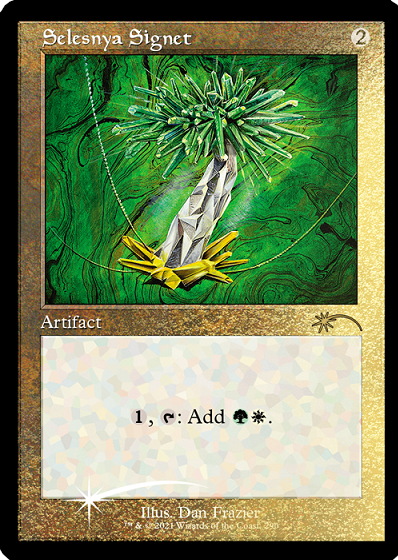 Selesnya Signet (Retro) (Foil Etched) [Secret Lair Drop Series] | Odin's Place