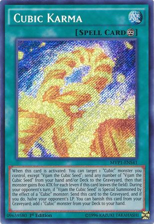 Cubic Karma [MVP1-ENS41] Secret Rare | Odin's Place