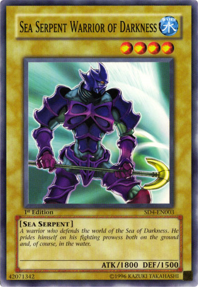 Sea Serpent Warrior of Darkness [SD4-EN003] Common | Odin's Place