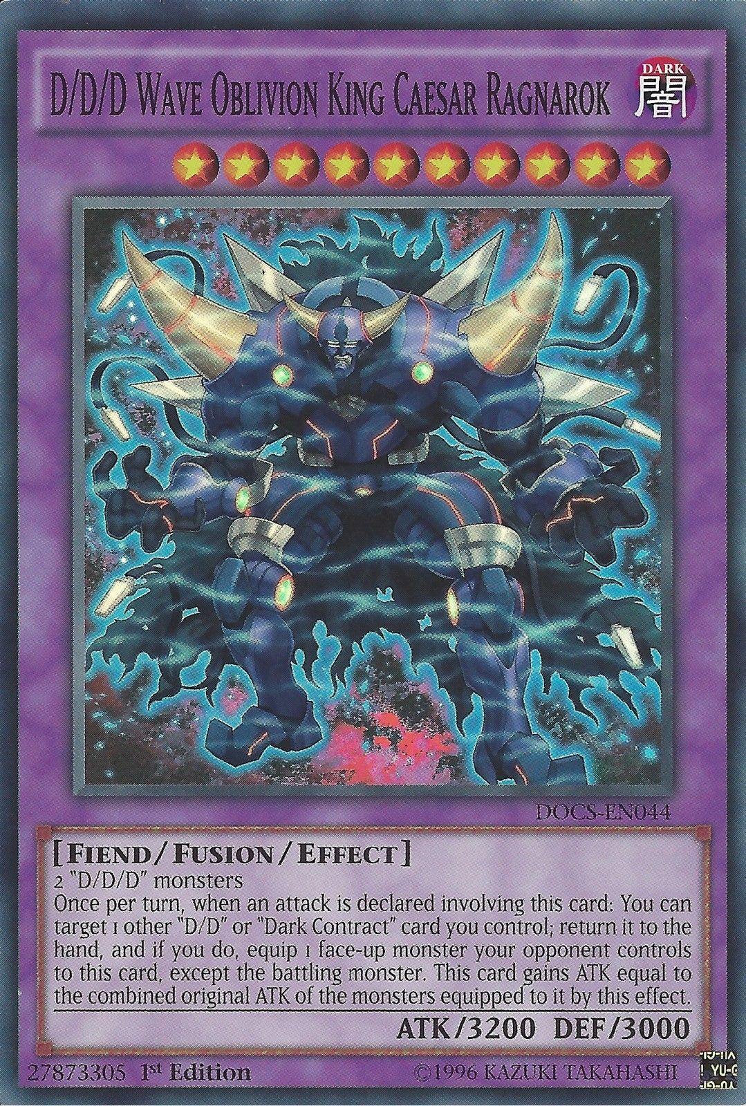 D/D/D Wave Oblivion King Caesar Ragnarok [DOCS-EN044] Super Rare | Odin's Place