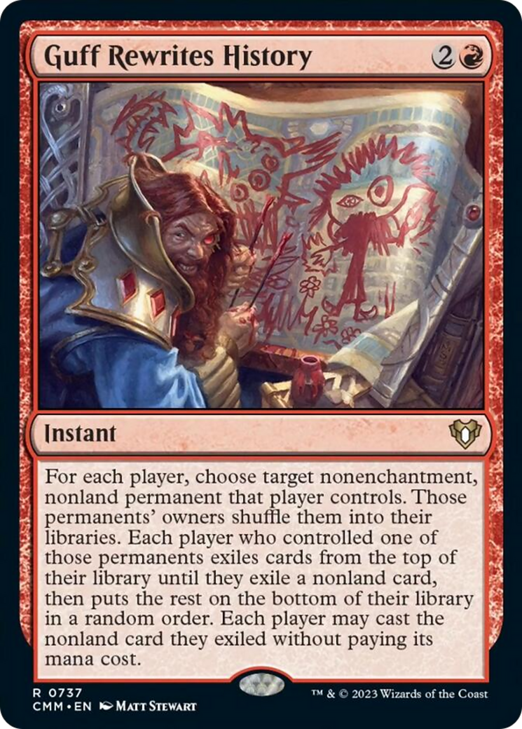 Guff Rewrites History [Commander Masters] | Odin's Place