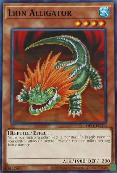 Lion Alligator [OP16-EN022] Common | Odin's Place