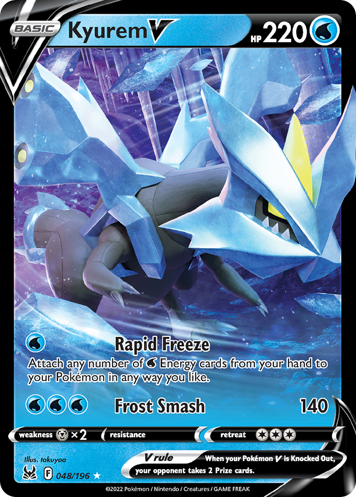 Kyurem V (048/196) (Jumbo Card) [Sword & Shield: Lost Origin] | Odin's Place
