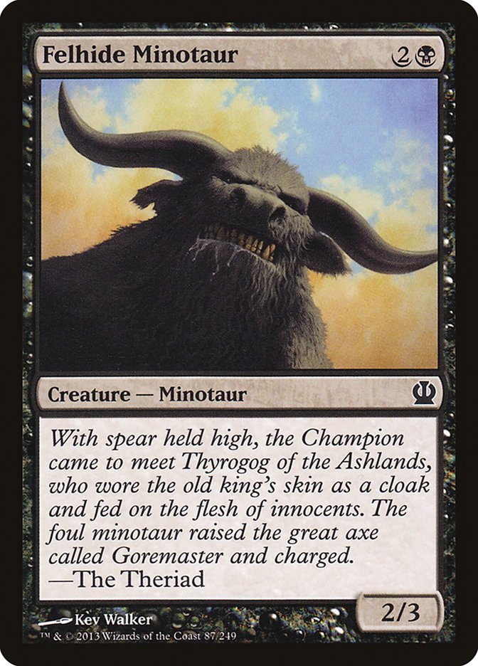 Felhide Minotaur (87) [Theros] | Odin's Place