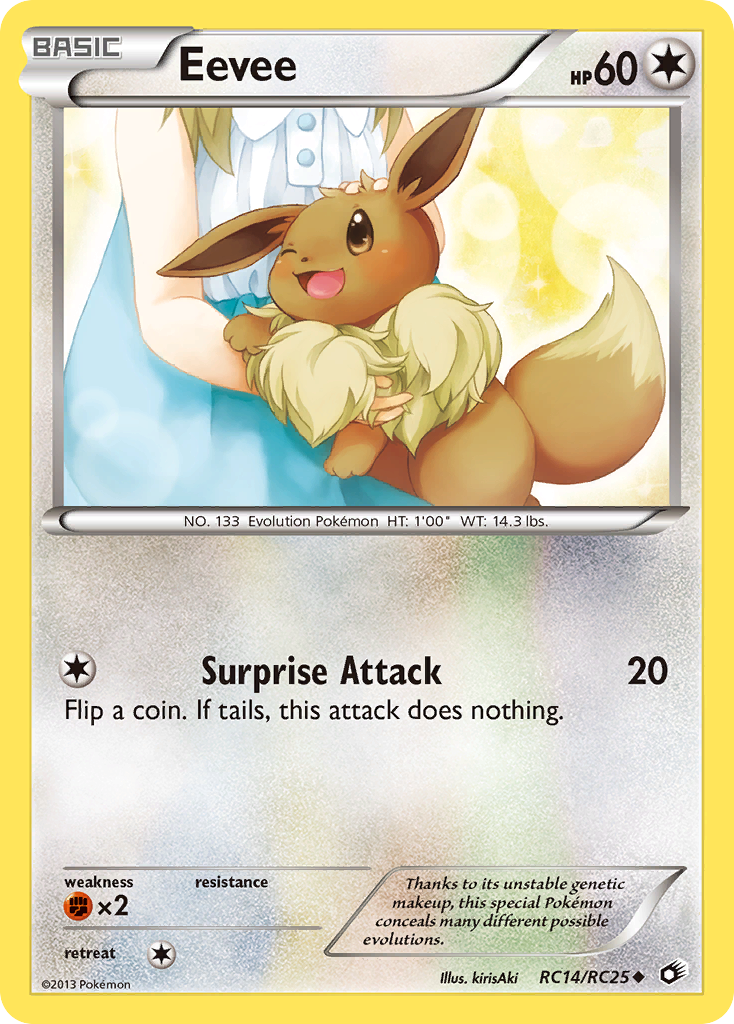 Eevee (RC14/RC25) [Black & White: Legendary Treasures] | Odin's Place