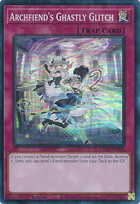 Archfiend's Ghastly Glitch [TAMA-EN026] Super Rare | Odin's Place