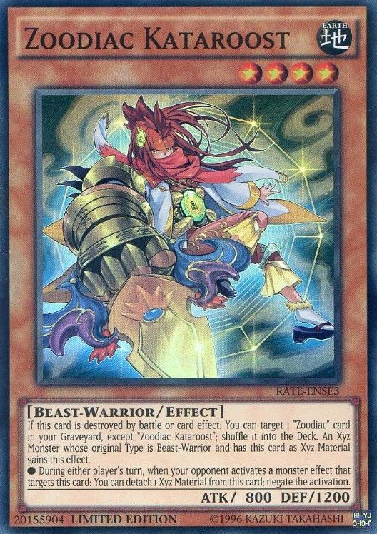 Zoodiac Kataroost [RATE-ENSE3] Super Rare | Odin's Place