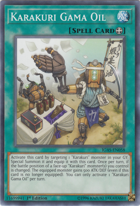 Karakuri Gama Oil [IGAS-EN058] Common | Odin's Place