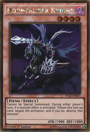 Doomcaliber Knight [PGL2-EN077] Gold Rare | Odin's Place