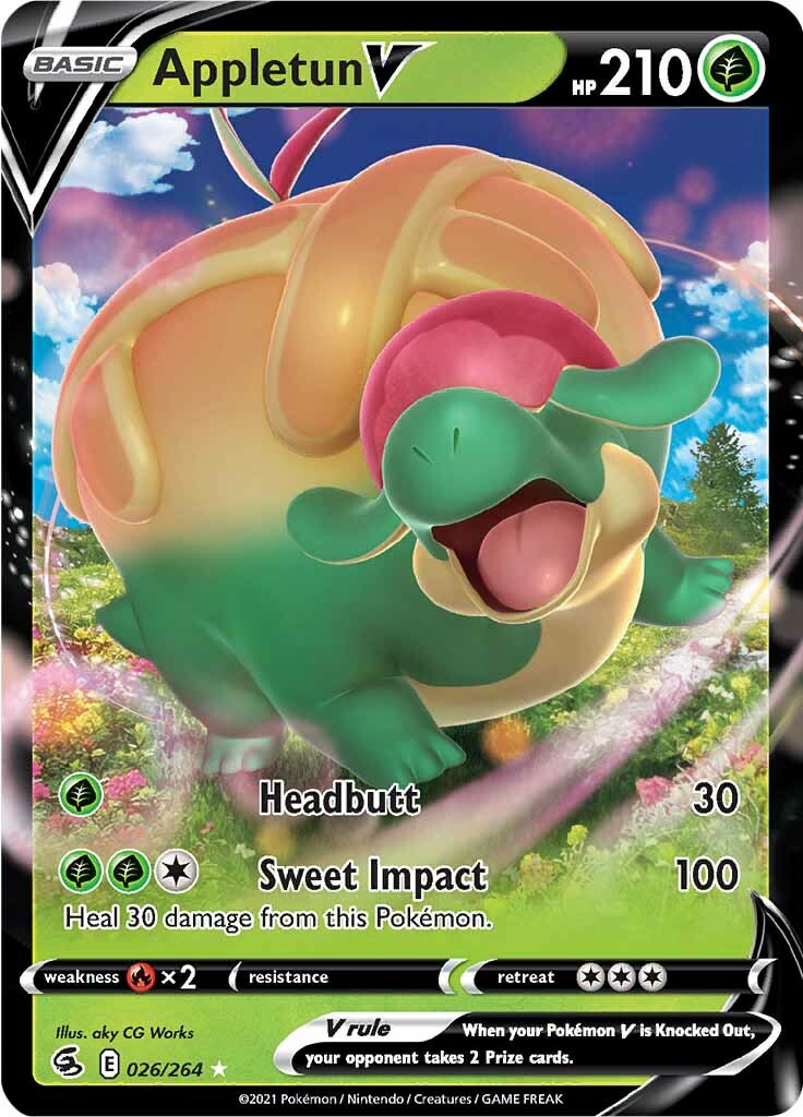 Appletun V (026/264) [Sword & Shield: Fusion Strike] | Odin's Place